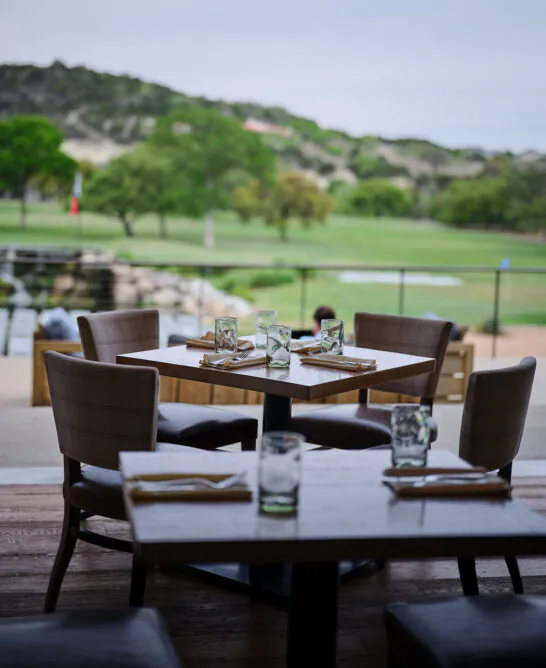 Dining at La Cascada