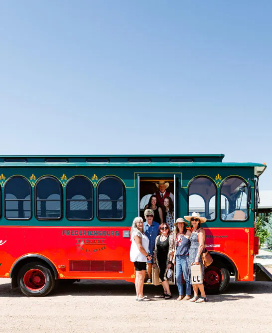 Fredericksburg's Wine Trolley - 3 Wineries